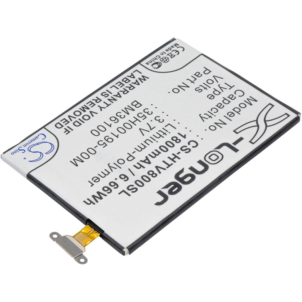 Batterij compatibel met HTC CS-HTV800SL