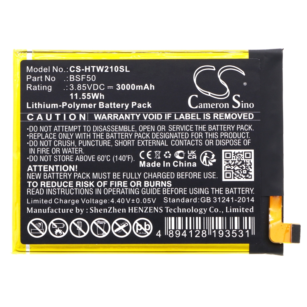 Batterij Vervangt BSF50