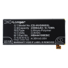Remplacement de batterie compatible pour Huawei HB444199EBC