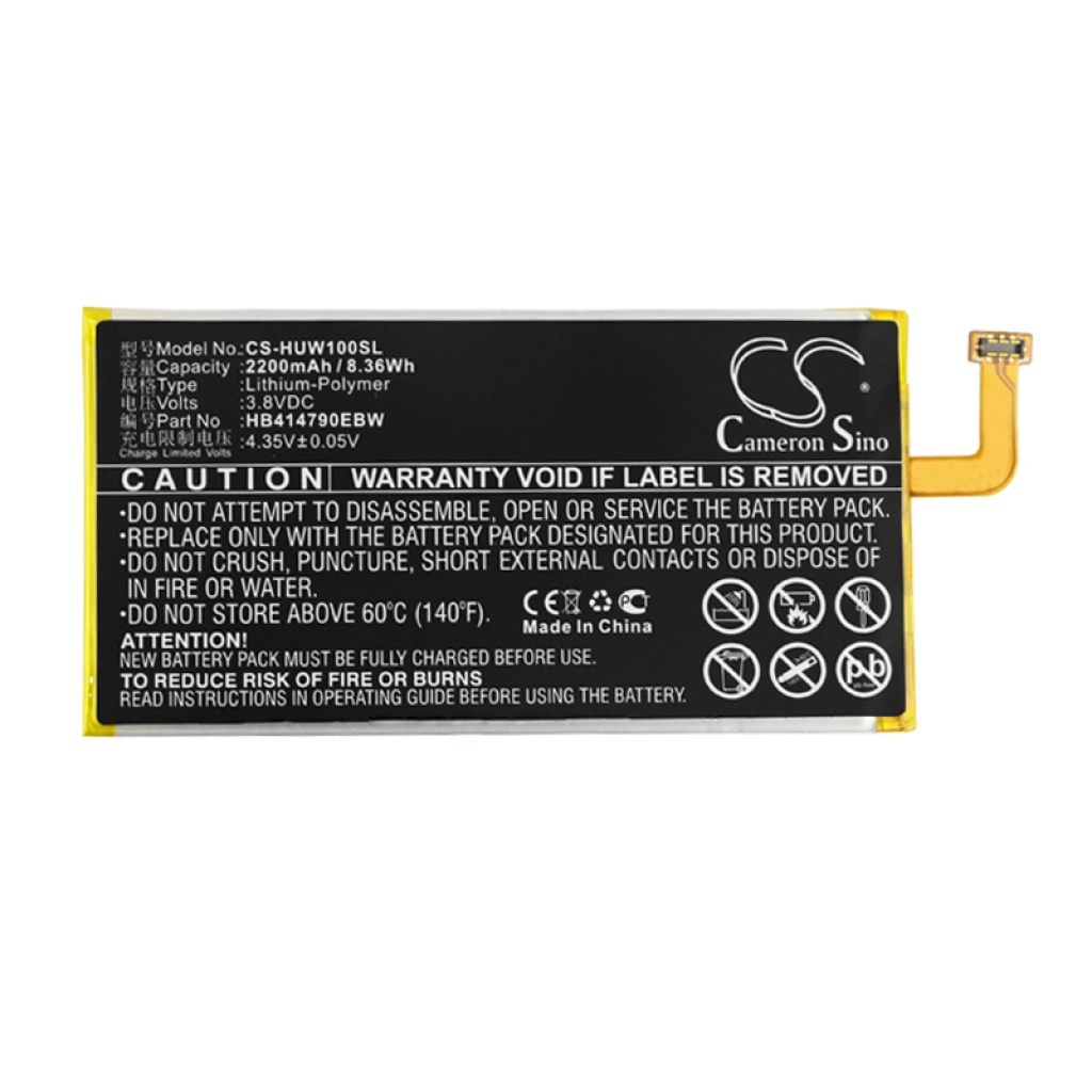 Batterij Vervangt HB414790EBW