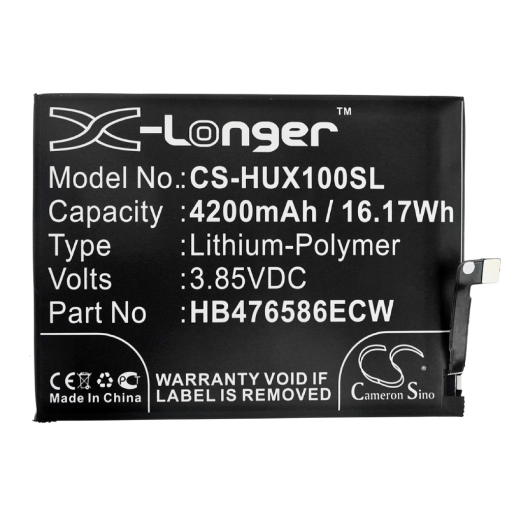 Batterijen Vervangt HB476586ECW