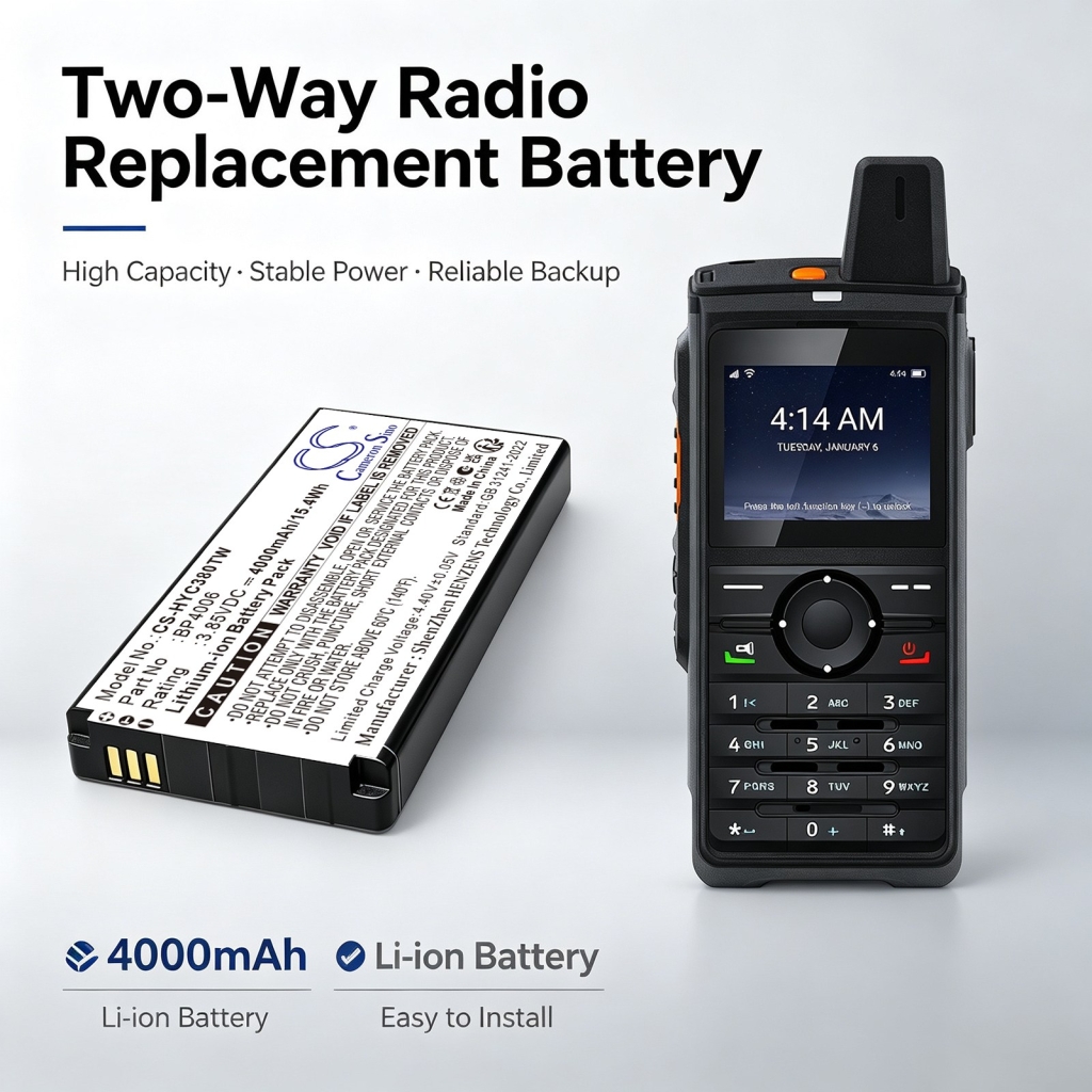 Batterij compatibel met Hytera CS-HYC380TW