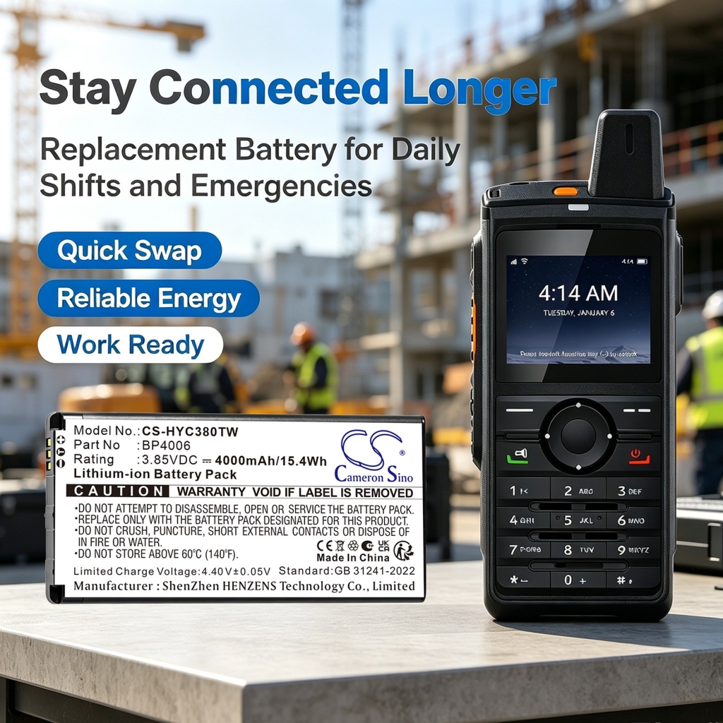 Batterij compatibel met Hytera CS-HYC380TW