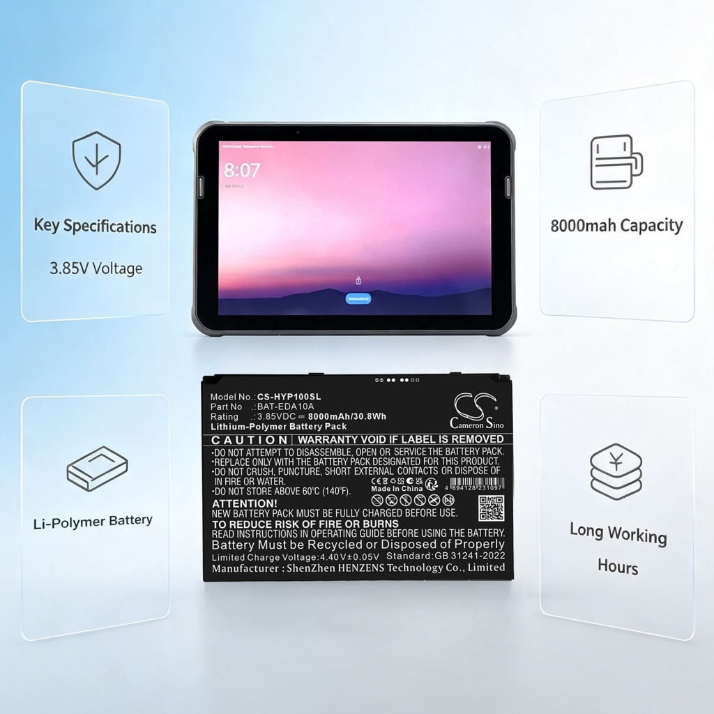 Batterie compatible avec Tablette Batterie
