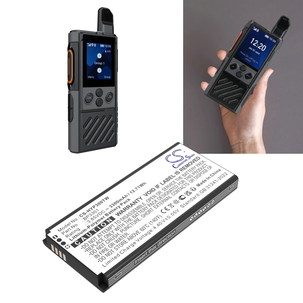 Batterijen Vervangt BP3301