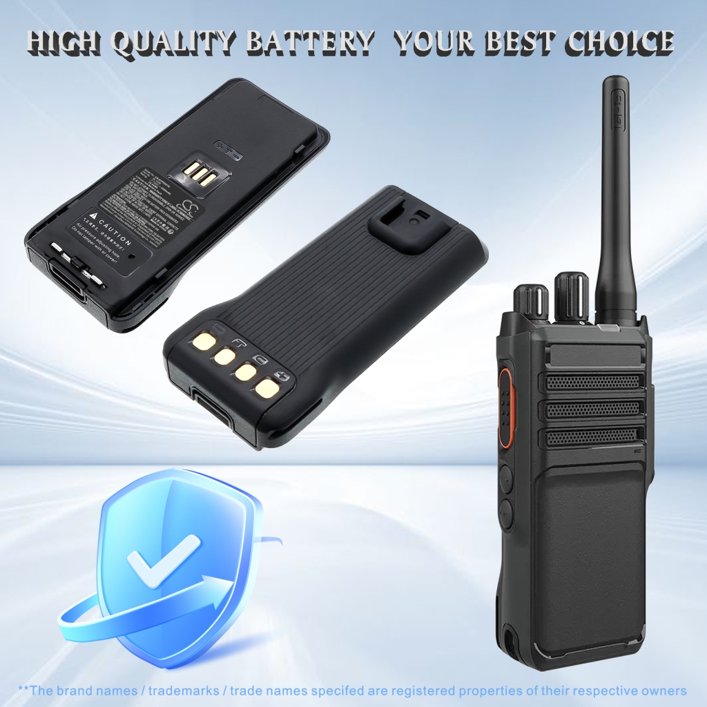 Batterij compatibel met Hytera CS-HYP500TX