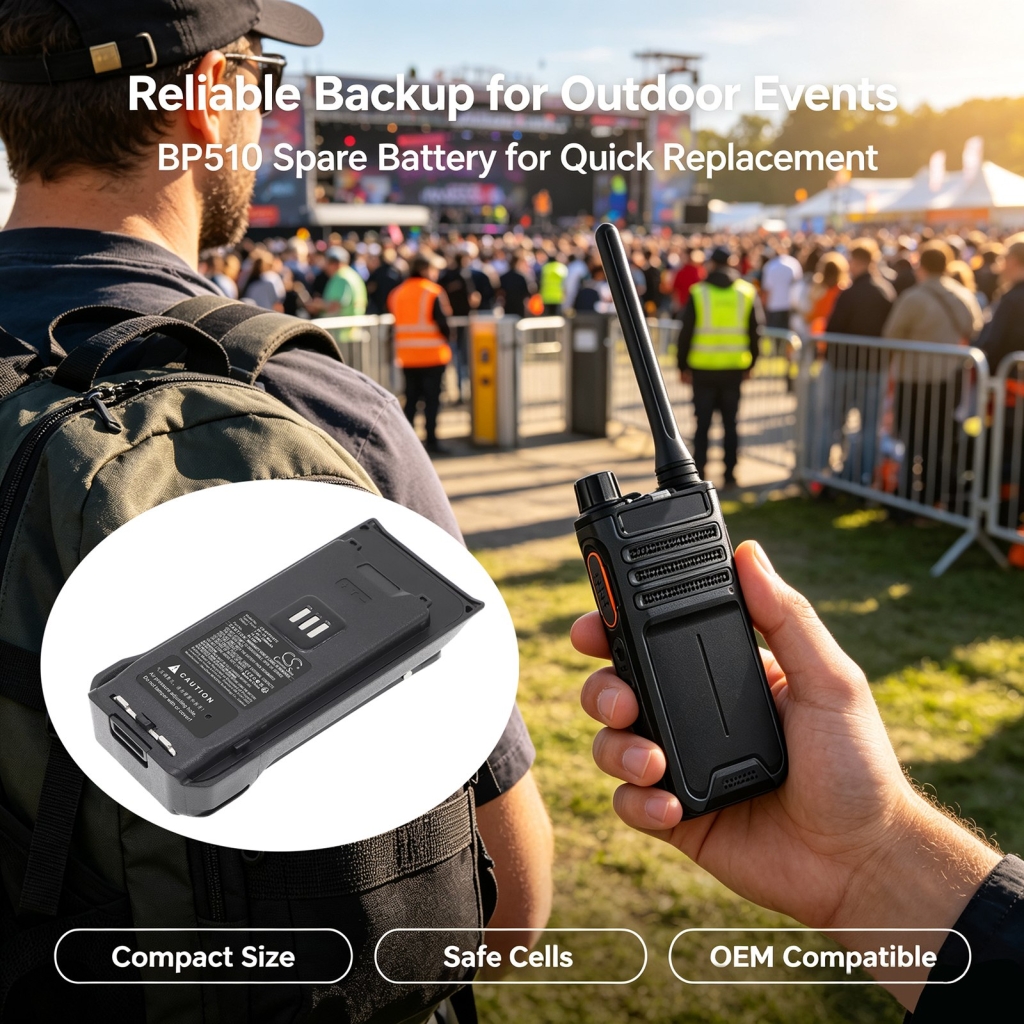 Batterijen compatibel met Hytera AP515 AP515 CS-HYP510TC