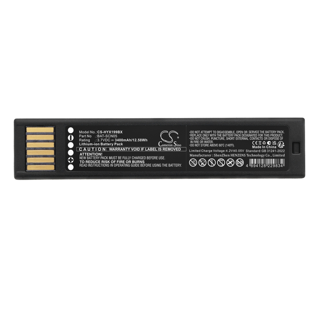Batterij compatibel met Honeywell CS-HYX199BX