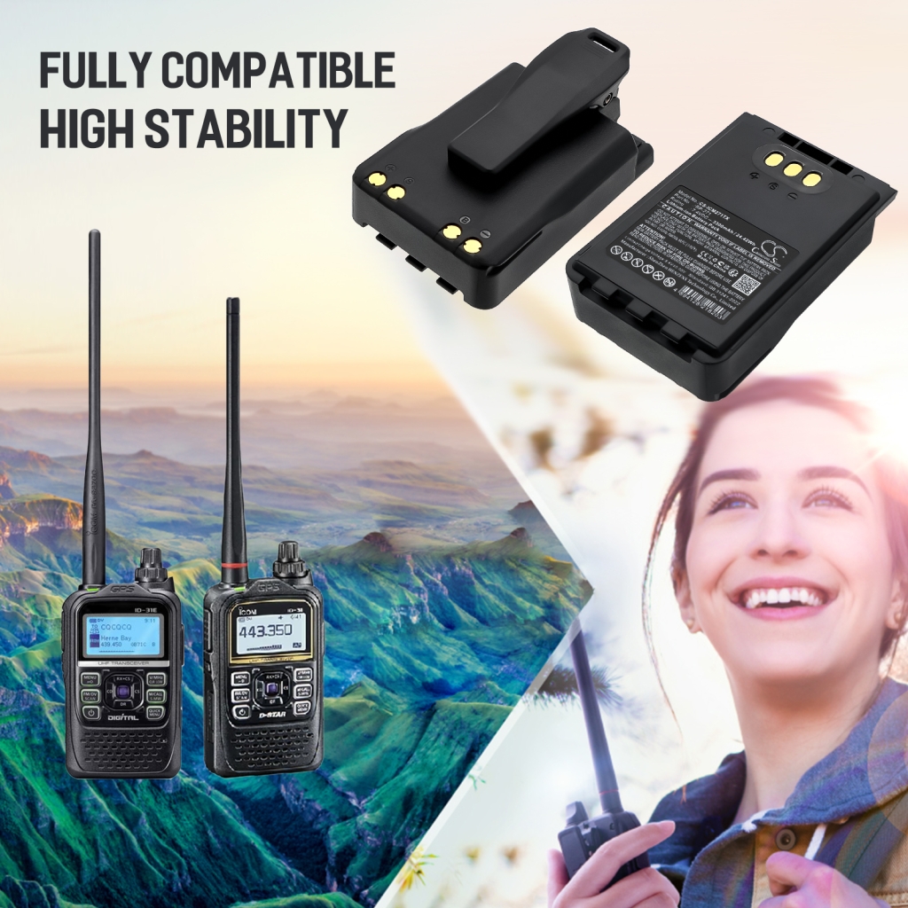 Batterij voor tweerichtingsradio Icom CS-ICM271TX