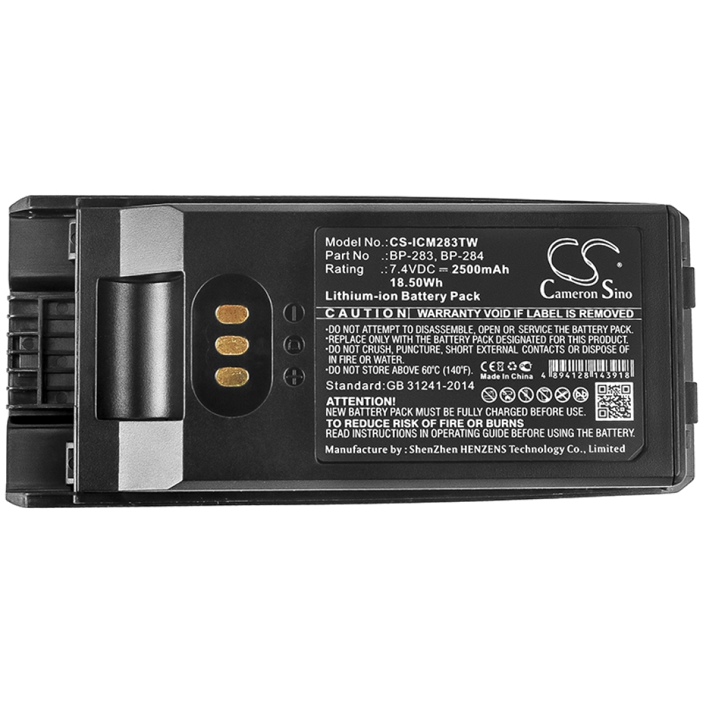 Batterij voor tweerichtingsradio Icom IC-F4400DPT