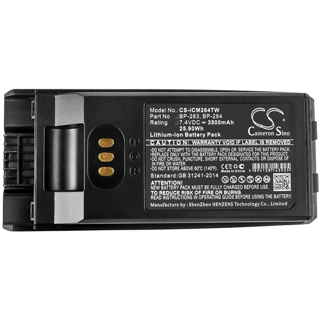 Batterij voor tweerichtingsradio Icom IC-F4400DPT