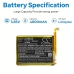 Batterij compatibel met Idemia CS-IMB003SL