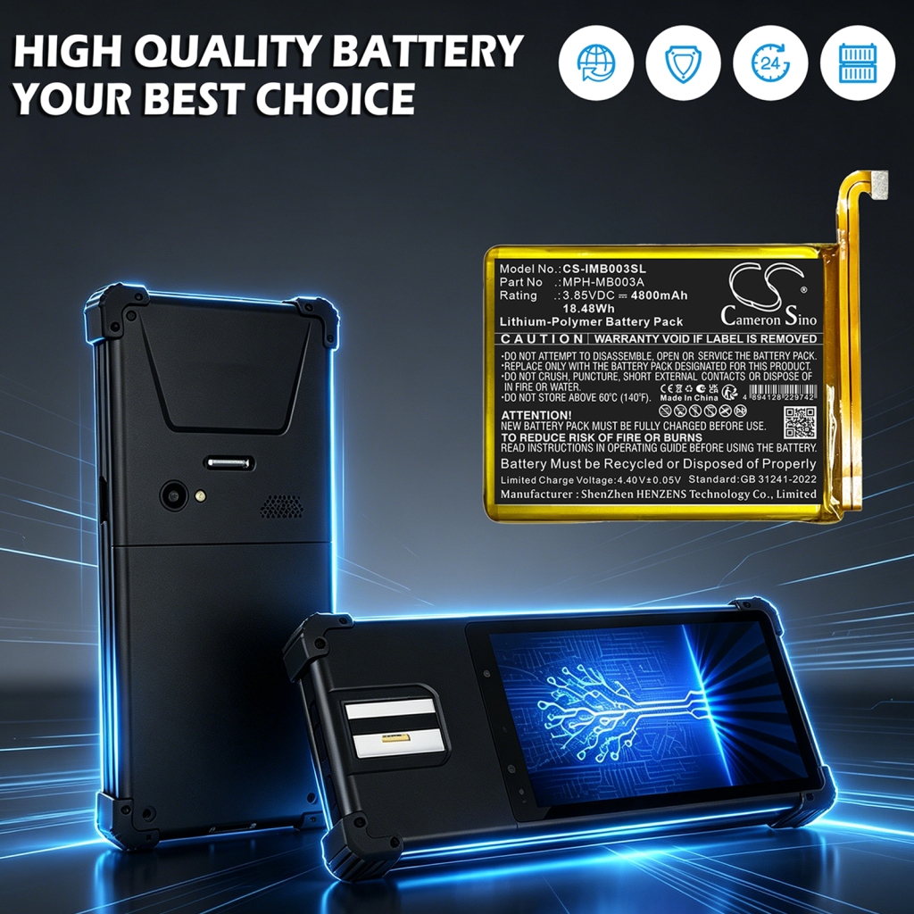 Batterij compatibel met Idemia CS-IMB003SL