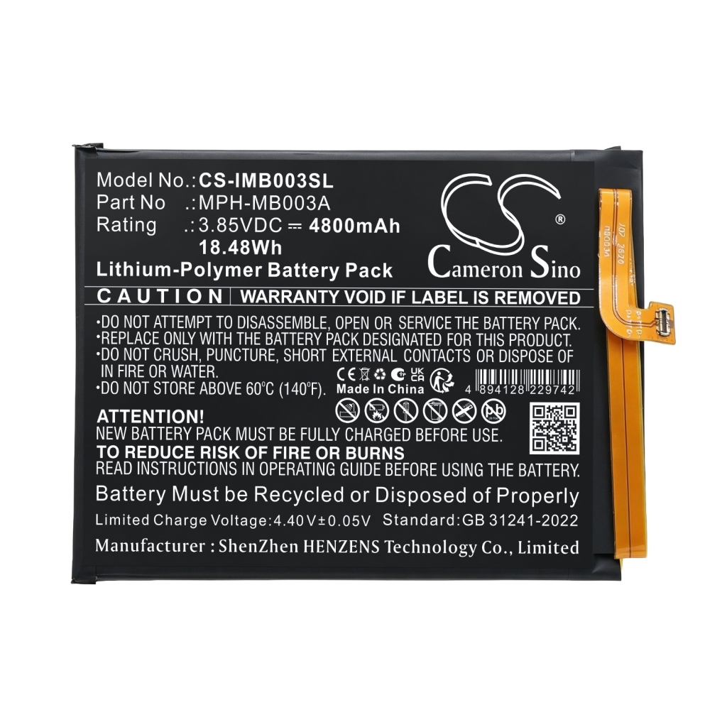 Battery compatible with Idemia CS-IMB003SL