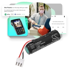 Remplacement de batterie compatible pour Ingenico F12432566