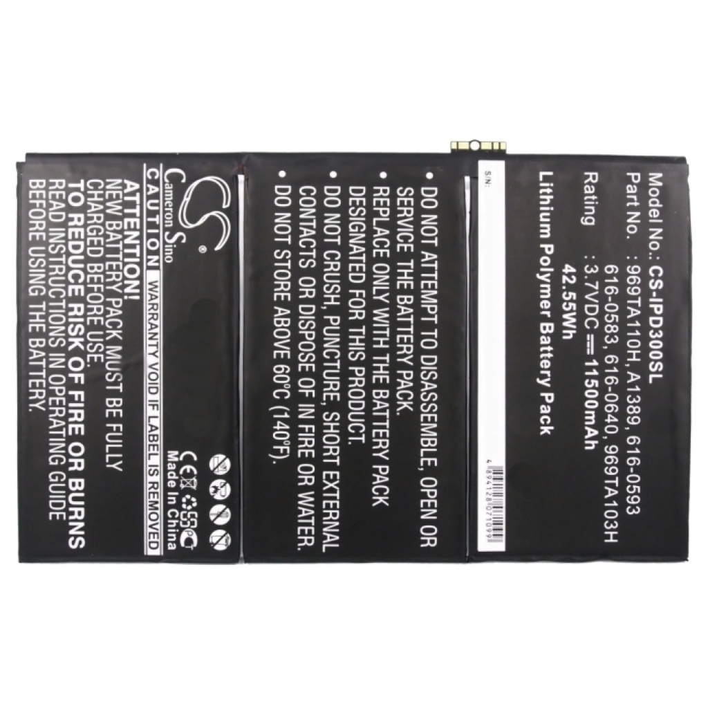 Batterijen Vervangt 969TA110H