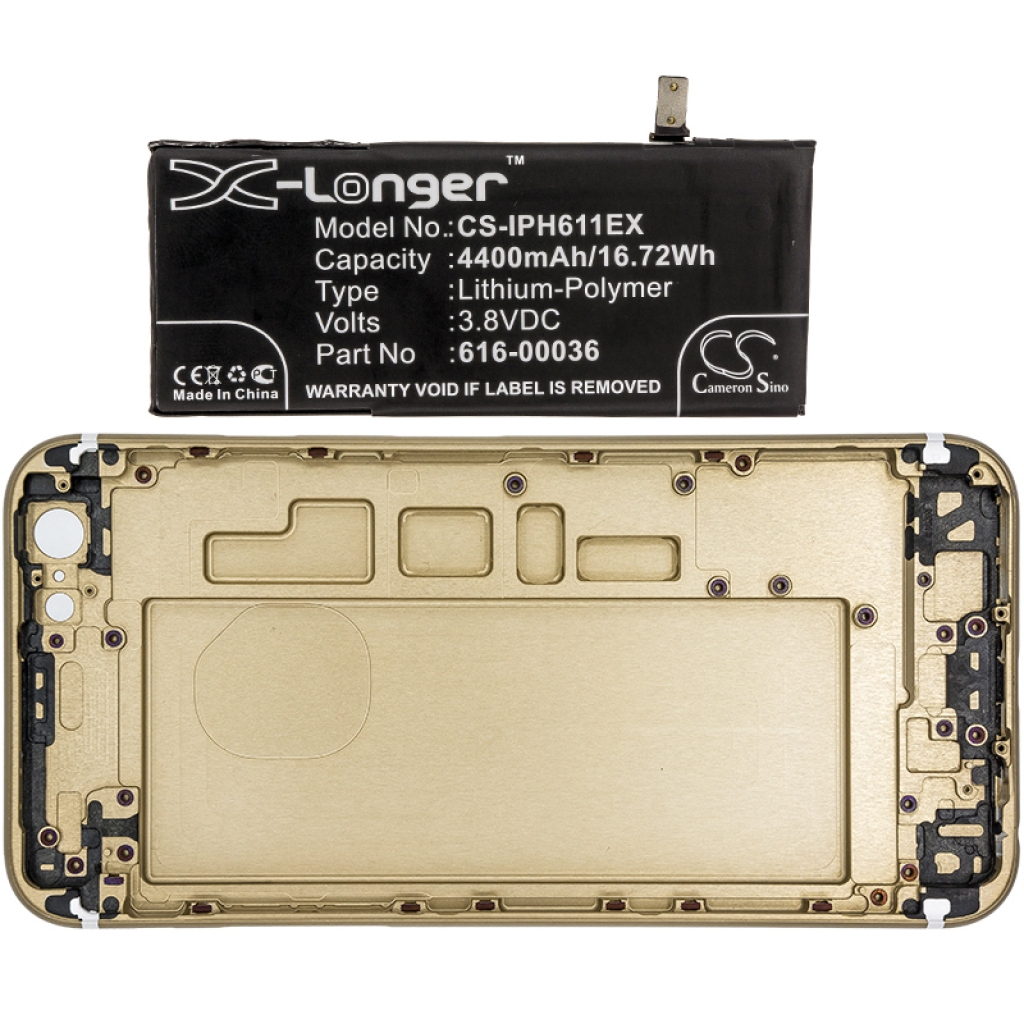 Batterij compatibel met Apple CS-IPH611EX