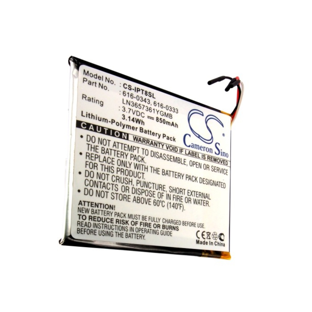 Batterij compatibel met Apple CS-IPT8SL