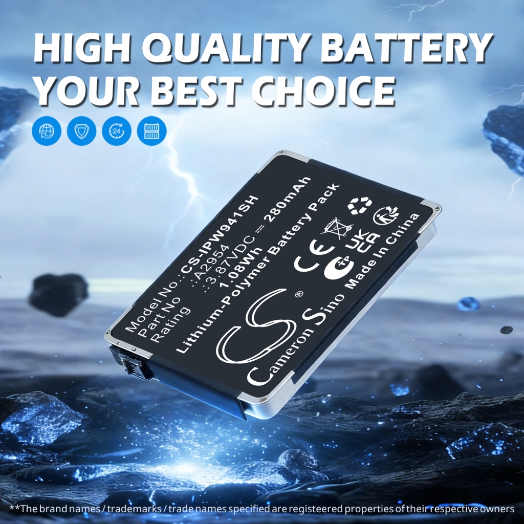 Smartwatch batterij Apple CS-IPW941SH