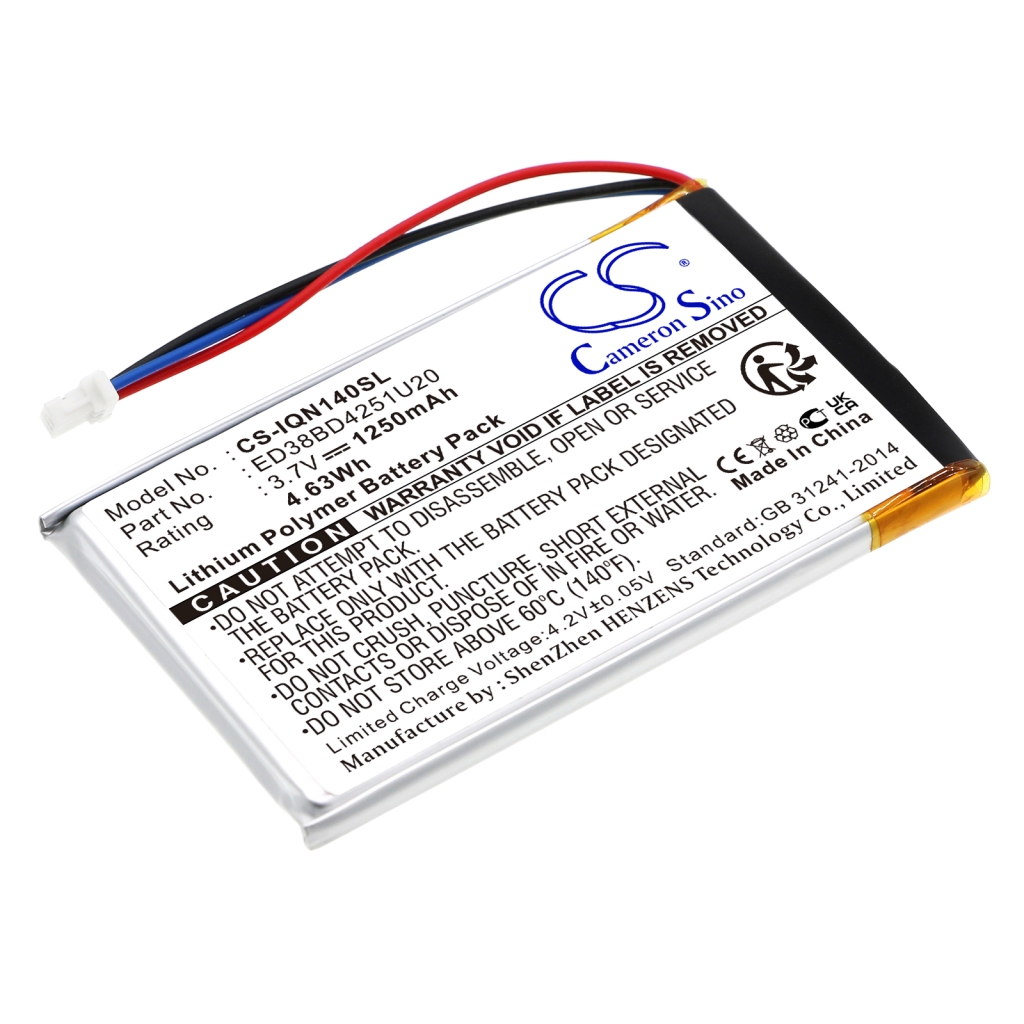 Batterij Vervangt ED38BD4251U20
