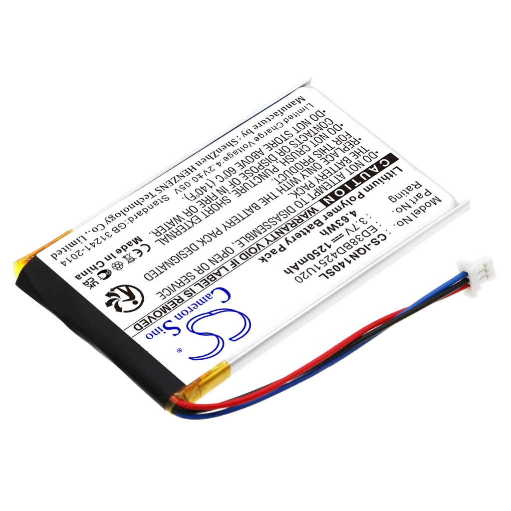 Batterij Vervangt ED38BD4251U20