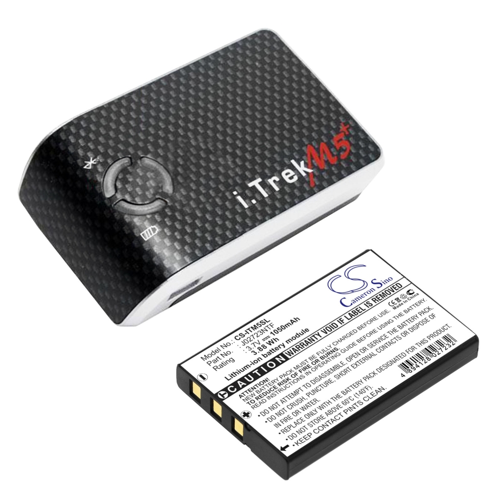 Compatible battery replacement for I.trek 
