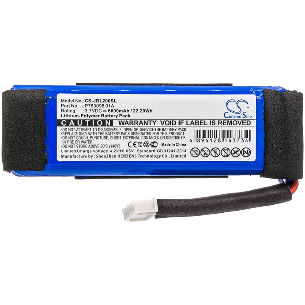 Batterij Vervangt P763098 01A