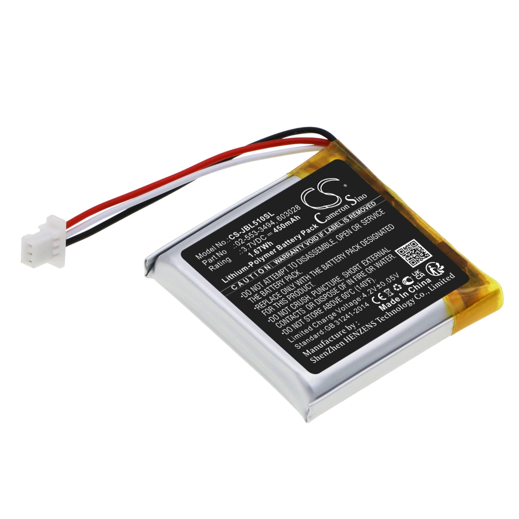 Batterij Vervangt 603028
