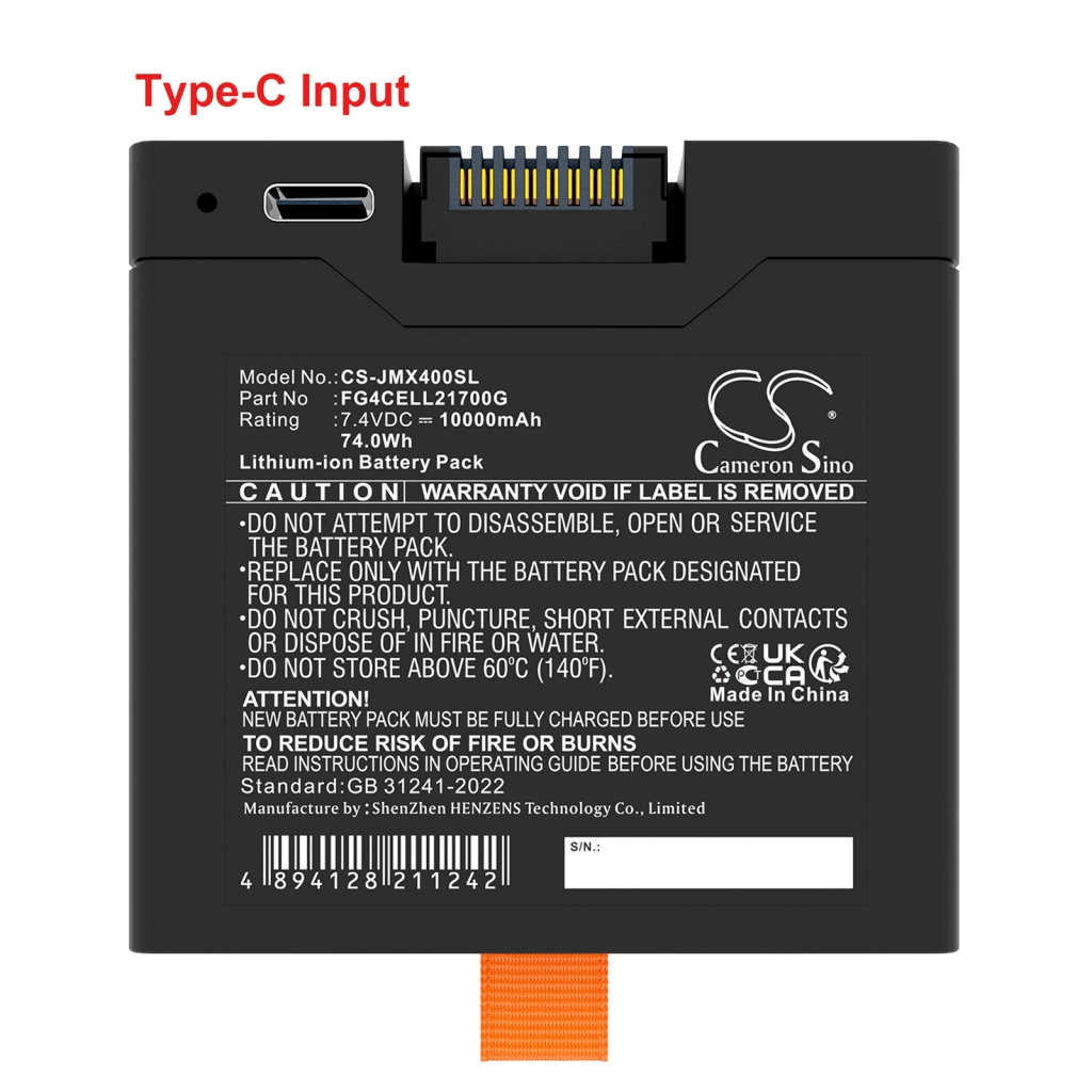 Batterijen Vervangt FG4CELL21700H