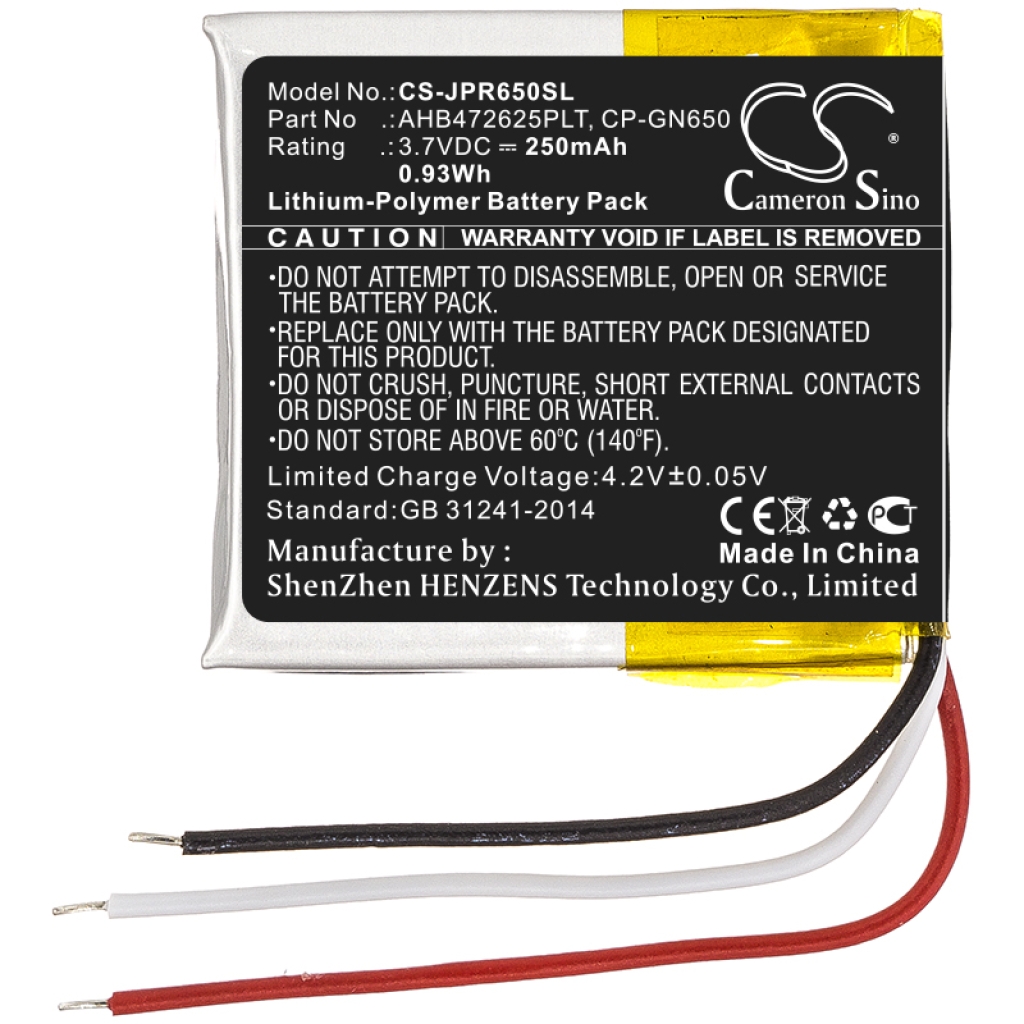 Batterijen Vervangt AHB472625PLT