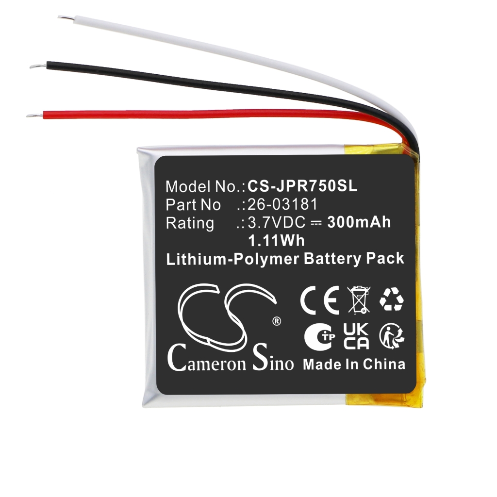 Batterijen compatibel met Jabra Engage 65 Mono 65 Stereo 75 CS-JPR750SL