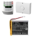 Remplacement de batterie compatible pour Jablotron AHB105565P