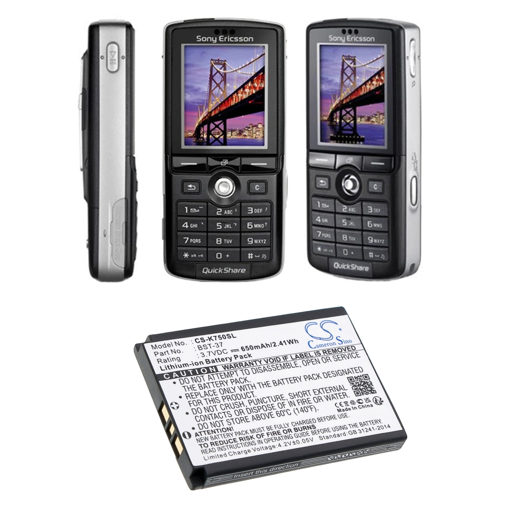 Mobile Phone Battery Sony Ericsson Z520a