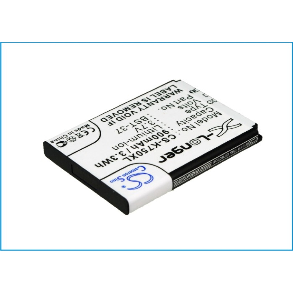 Batterij compatibel met Sony Ericsson CS-K750XL