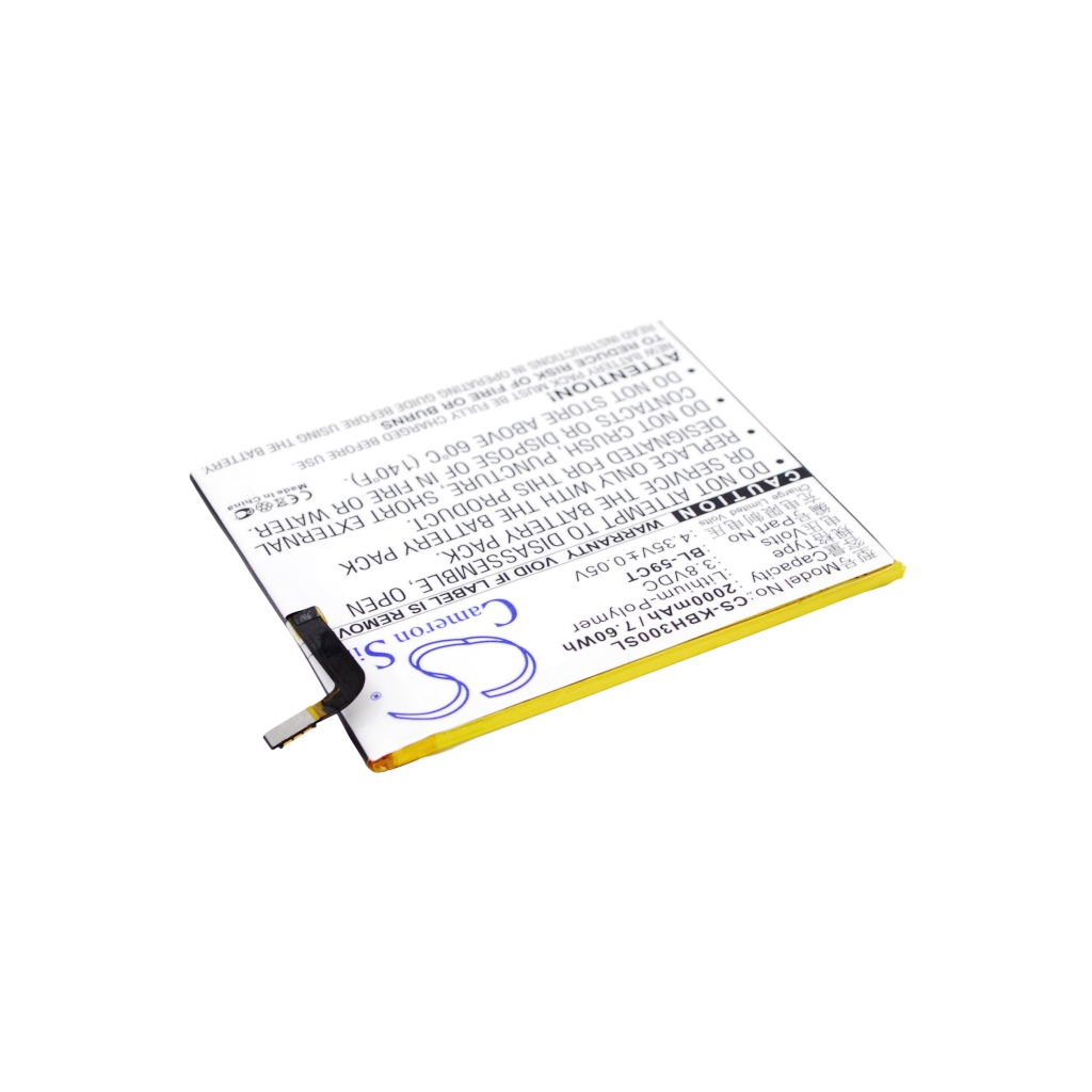 Batterijen compatibel met KOOBEE H3 H3 CS-KBH300SL