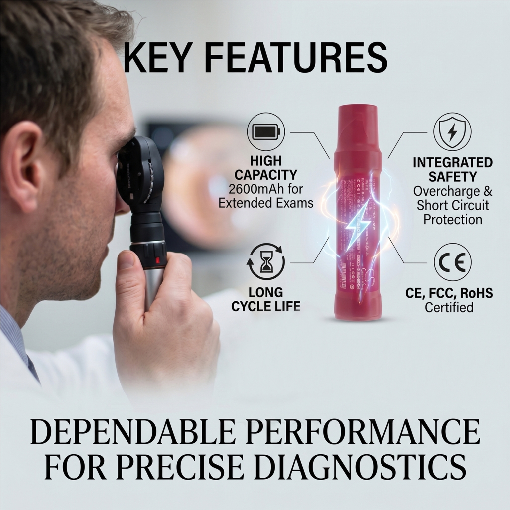 Batterij compatibel met Keeler CS-KHE470MD