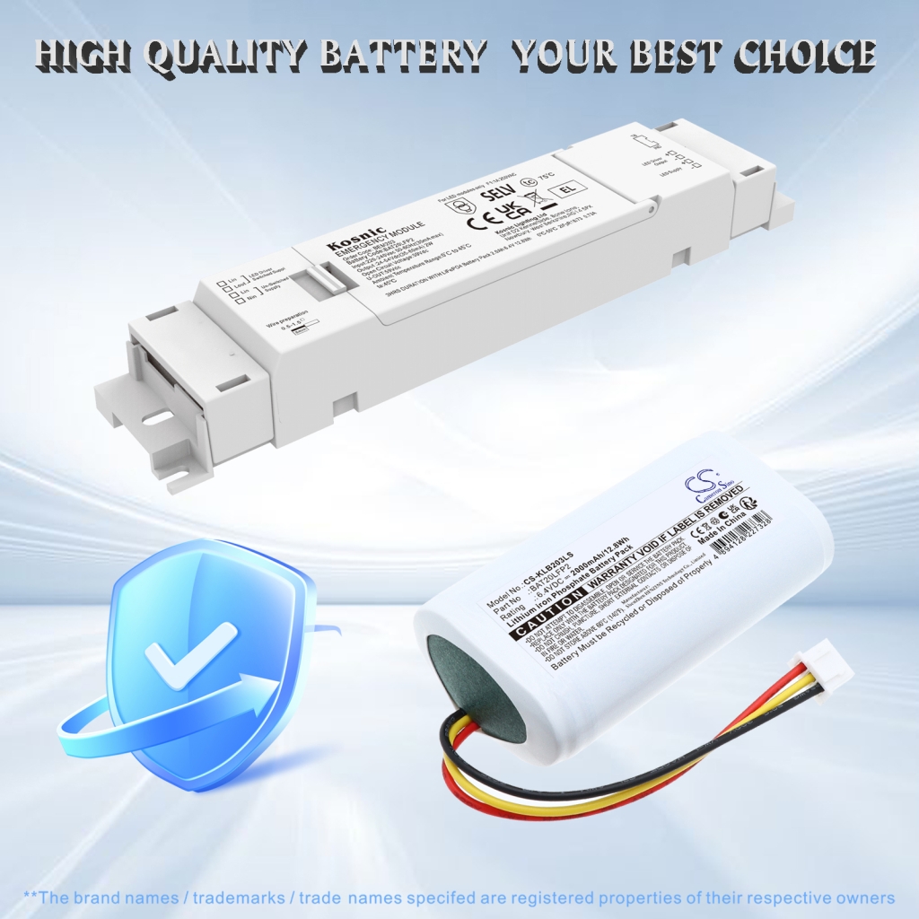 Batterij compatibel met Kosnic CS-KLB203LS