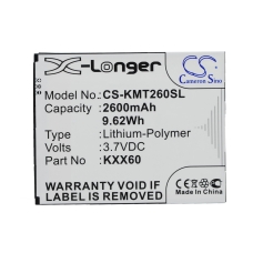 Remplacement de batterie compatible pour Kazam KXX60,KXX60-FHABC009886