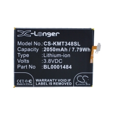Remplacement de batterie compatible pour Kazam BL0001484
