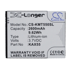 Remplacement de batterie compatible pour Kazam KAX55,KAX55-BKBAK007752
