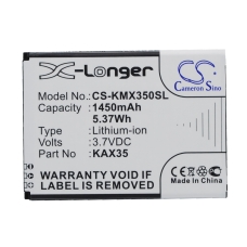 Remplacement de batterie compatible pour Kazam KAX35