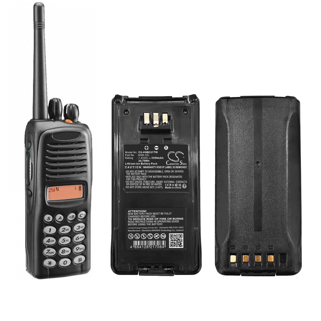 Batterie radio bidirectionnelle Kenwood CS-KNB331TW