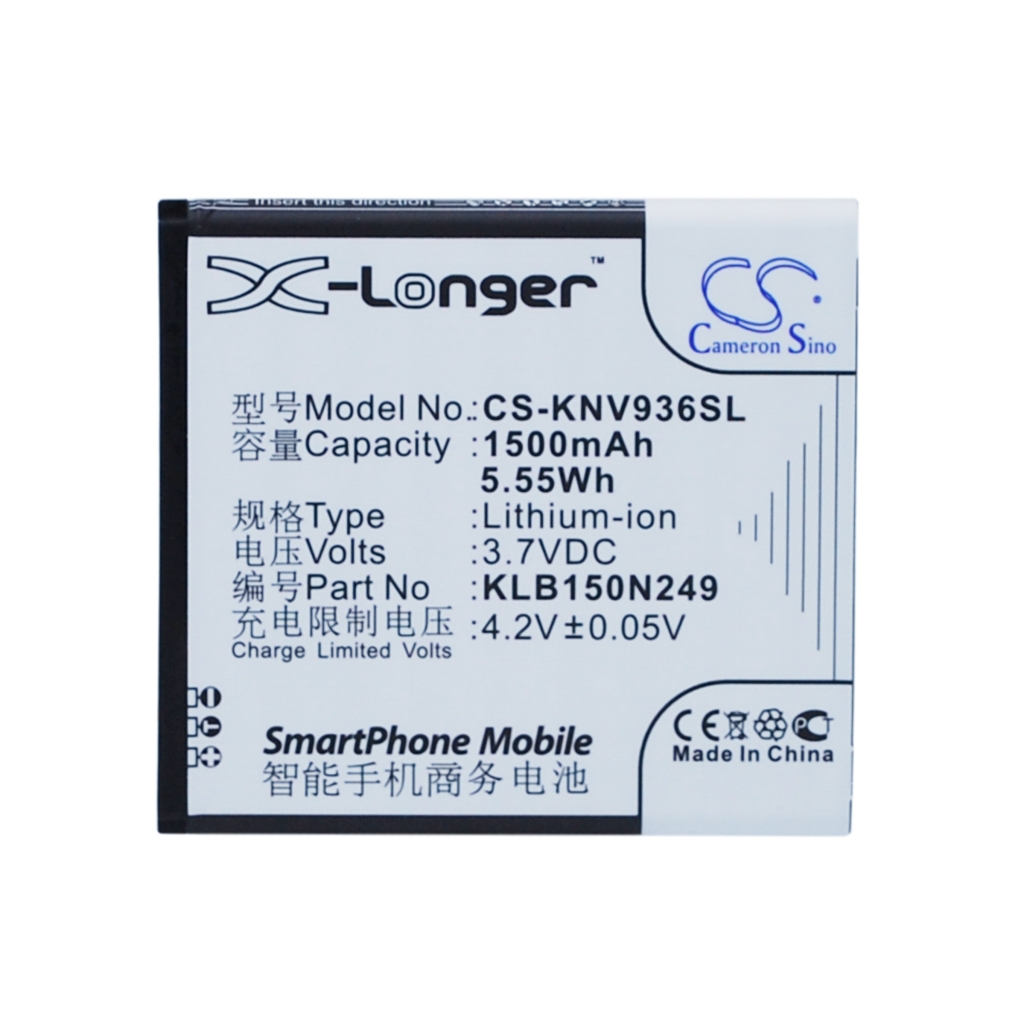 Batterij compatibel met KONKA CS-KNV936SL