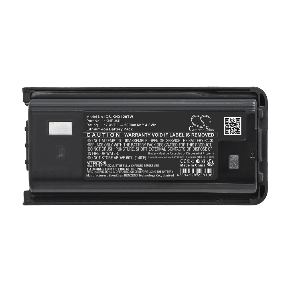 Batterij compatibel met Kenwood CS-KNX120TW