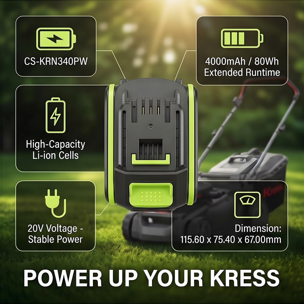 Batterij compatibel met Kress CS-KRN340PW