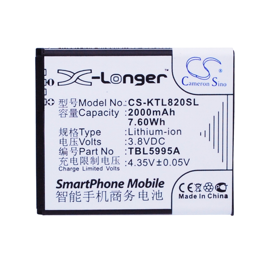 Batterijen Vervangt TBE5707B