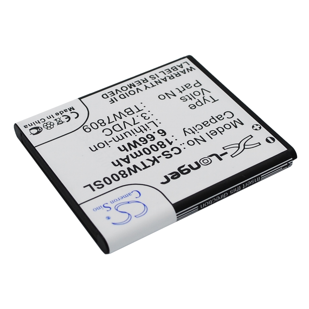 Batterijen compatibel met K-Touch E6 E6 CS-KTW800SL
