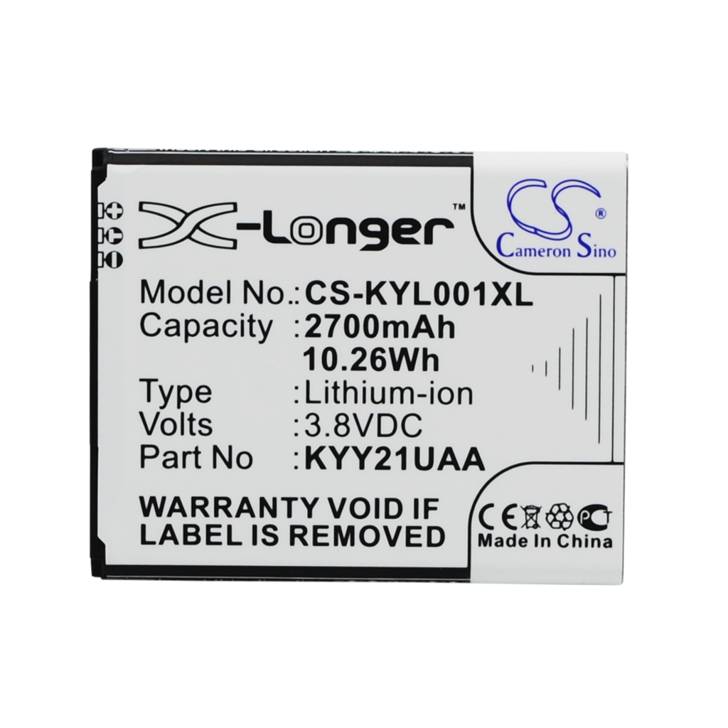 Batterij compatibel met Kyocera CS-KYL001XL