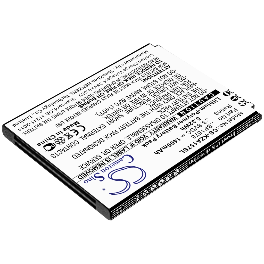 Batterij Vervangt BP1578