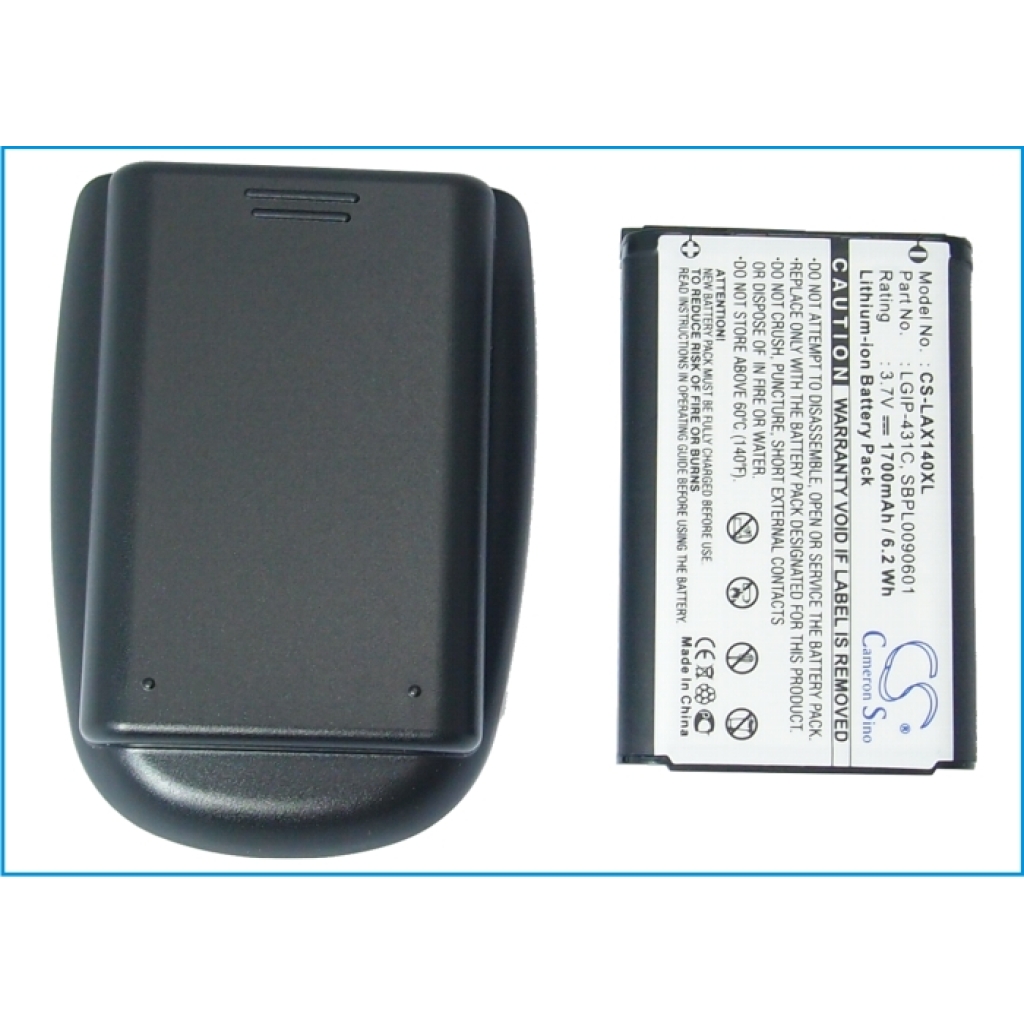 Batterij compatibel met LG CS-LAX140XL